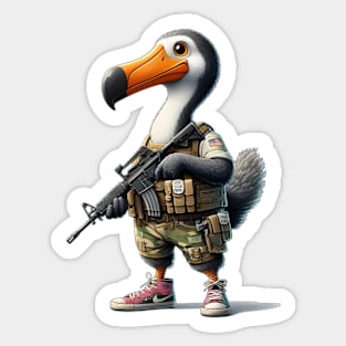 Tactical Dodo Bird Sticker